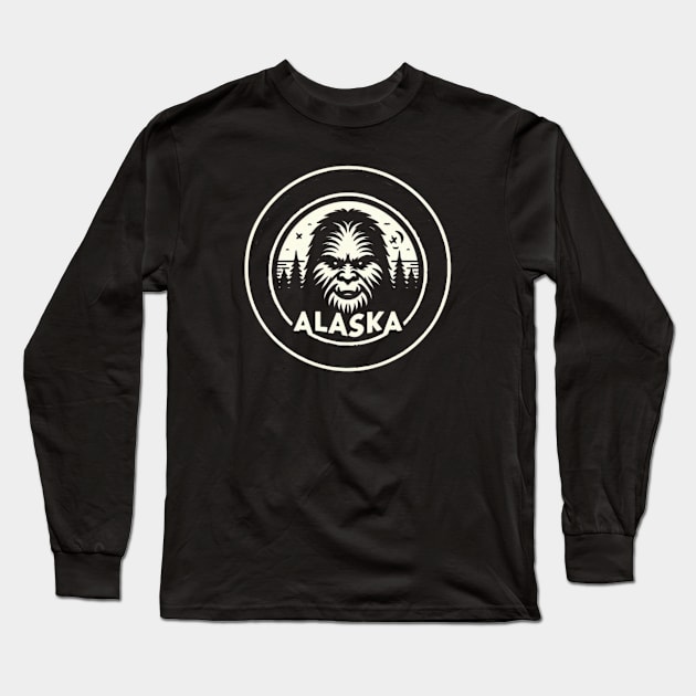 Home of the Sasquatch Long Sleeve T-Shirt by Dead Galaxy